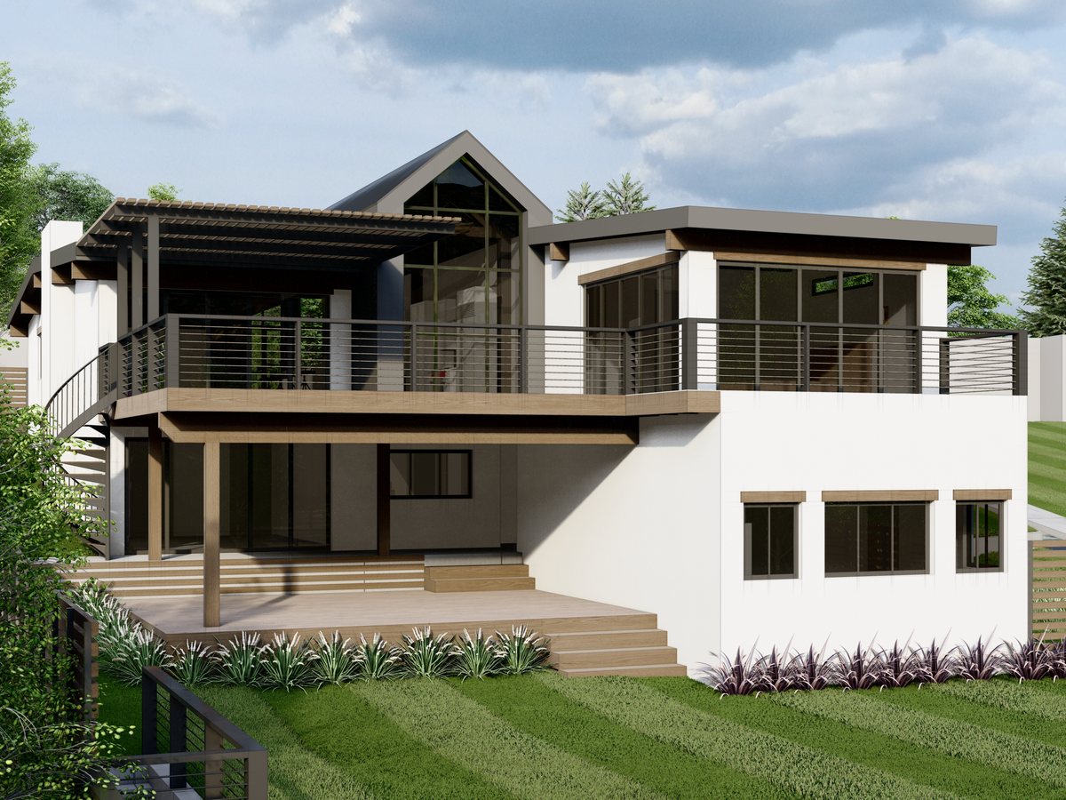 Street elevation rendering